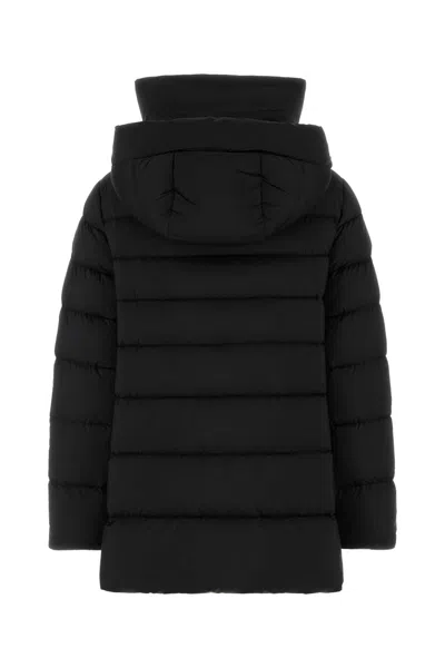 Moorer Black Nylon Blend Natalia Down Jacket In Black