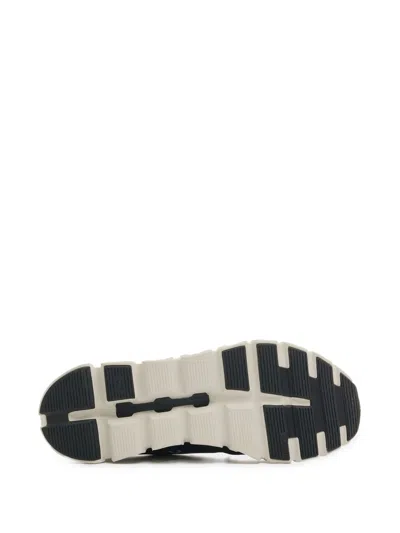 On Mesh Rubber Sole Sneakers In Black