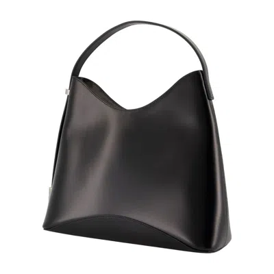 Osoi Egg Shoulder Bag In Black