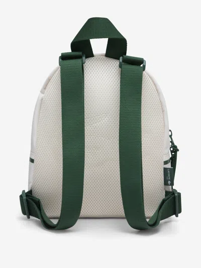 Lacoste Kids Logo Mini Backpack In White