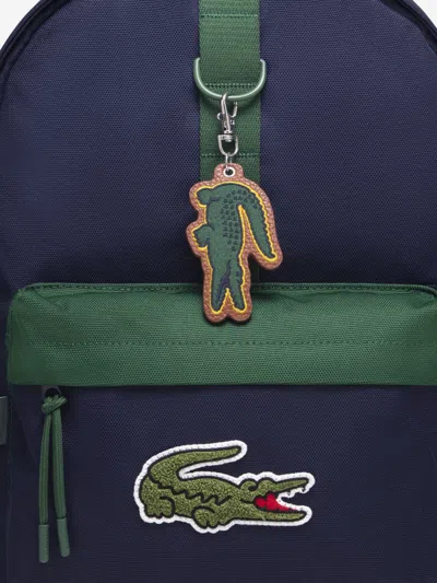 Lacoste Kids Logo Backpack In Blue