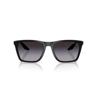 Prada Linea Rossa Man Sunglasses Ps B08sf In Black