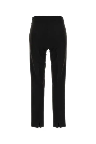 Pt Torino Black Stretch Polyester Gioia Pant In Blue