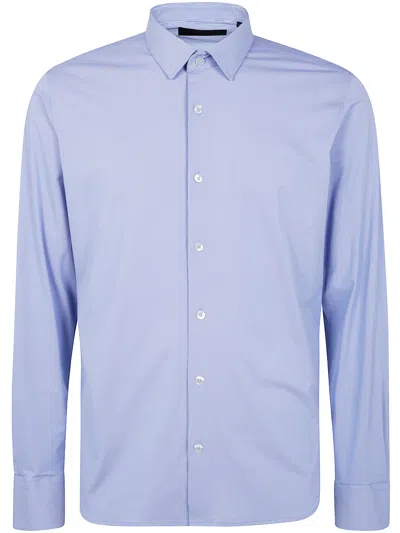 Rrd "oxford Jacquard Open" Shirt In Blue