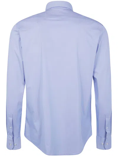 Rrd "oxford Jacquard Open" Shirt In Blue