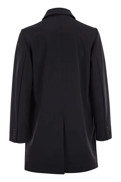 Rrd Technical Fabric Coat In Blue