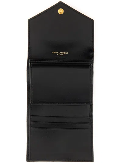 Saint Laurent Cassandre Matelassé Multifold Wallet
