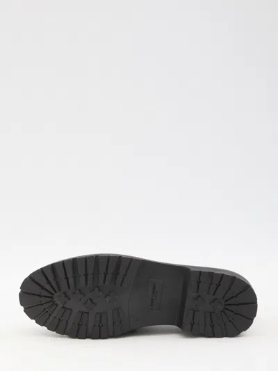 Saint Laurent Penny Loafers In Black