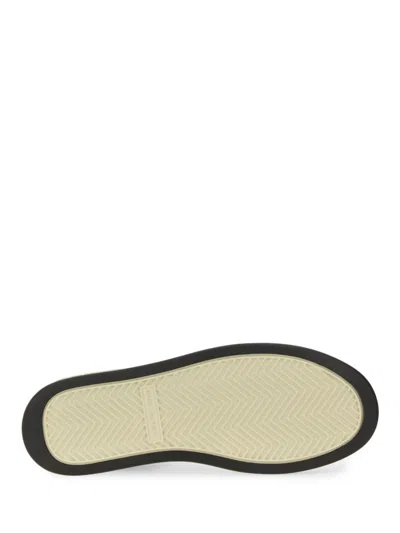 Saint Laurent Sl/61 Low Sneaker In Perforated Calfskin, Rubber Sole, Black And White C In Animal Print