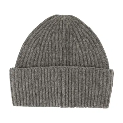Samsoe & Samsoe Bonnet W Samsoe Samsoe Wool Grey In Gray