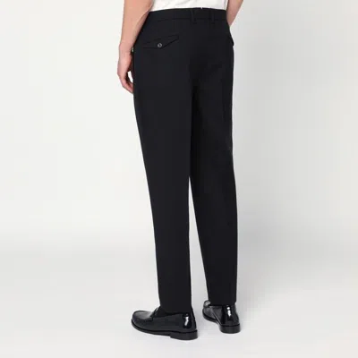 Santaniello Regular Pantalone Trousers In Black