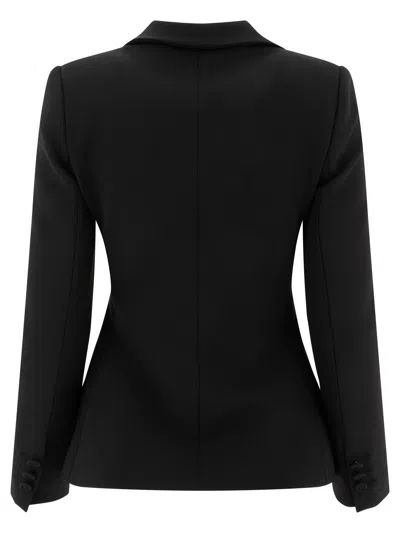 Semper Single-breasted Blazer In Black