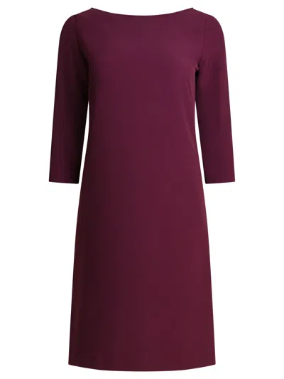 Semper Bordeaux Elastane Dress In Burgundy