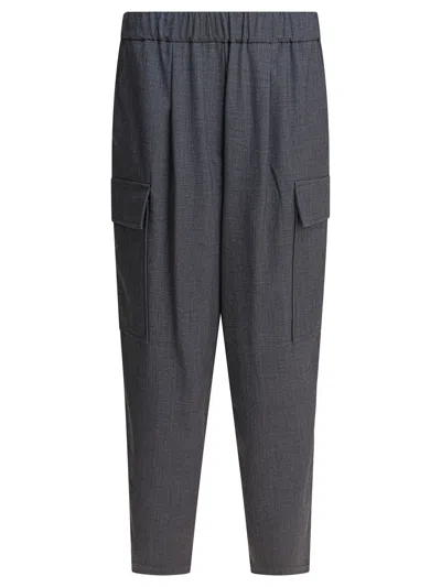 Semper Grey Polyester Trousers