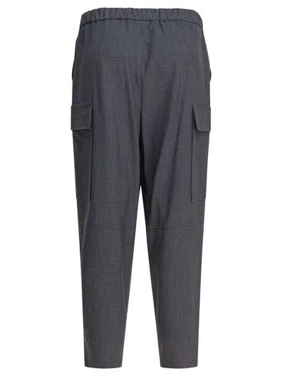 Semper Grey Polyester Trousers