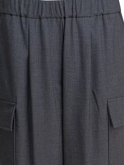 Semper Grey Polyester Trousers