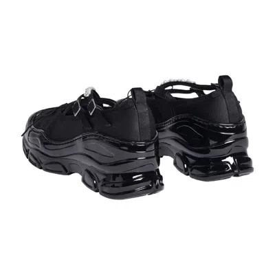 Simone Rocha Classic Criss Cross Tracker Sneakers In Black