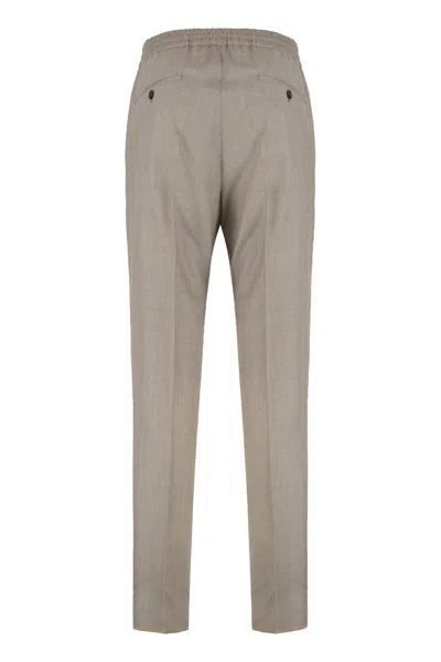 Slowear Virgin Wool Trousers In Gray