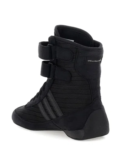 Stella Mccartney Rasant High-top Canvas Sneakers In Black