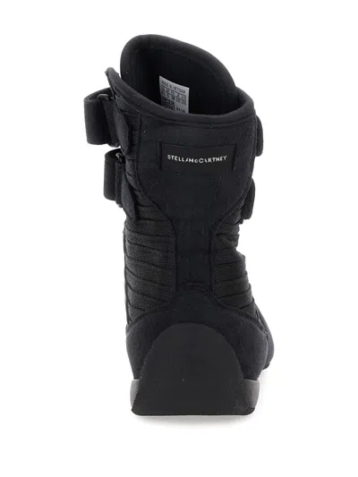 Stella Mccartney Rasant High-top Canvas Sneakers In Black