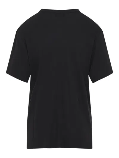 Studio Nicholson Crew Neck Short Sleeve Plain Tshirt In Black