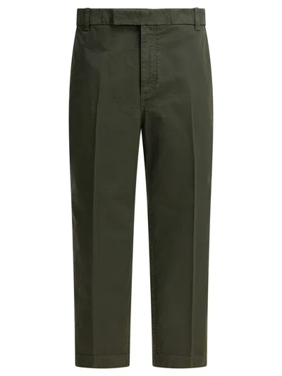 Thom Browne Functional Cargo Trousers Featuring Pockets In Green
