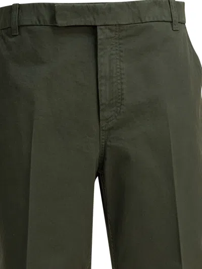 Thom Browne Functional Cargo Trousers Featuring Pockets In Green