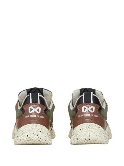 Id.eight Hana Arrow-detail Sneakers In Multi