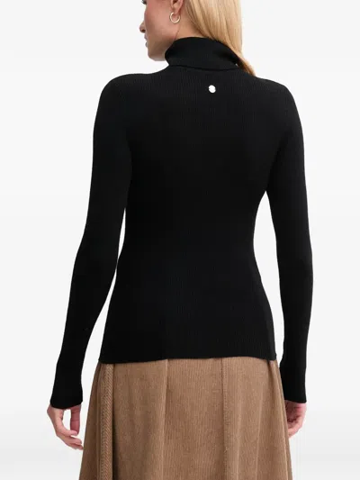 Joop Kalis Turtleneck Long-sleeve Sweater In Black
