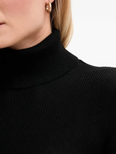 Joop Kalis Turtleneck Long-sleeve Sweater In Black