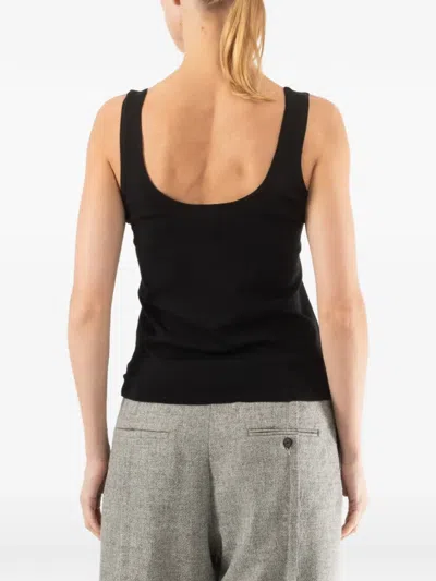 Patrick Assaraf Sleeveless Top In Black