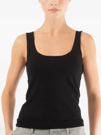 Patrick Assaraf Sleeveless Top In Black