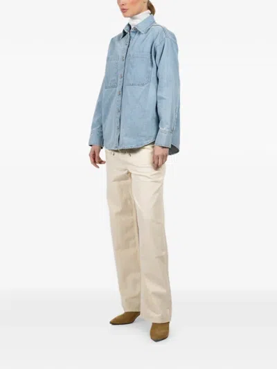 Dl1961 Denim Overshirt In Blue