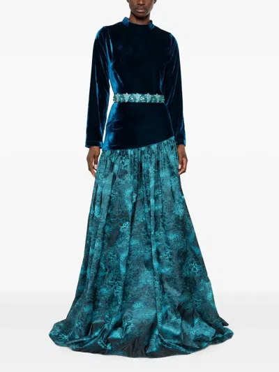 Miau By Clara Rotescu Azura Gown In Black