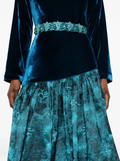 Miau By Clara Rotescu Azura Gown In Black