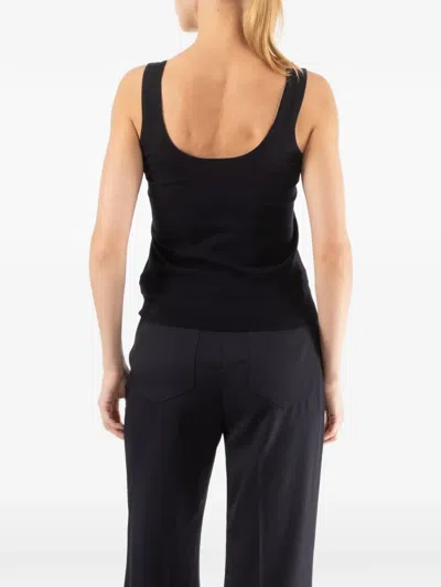 Patrick Assaraf Sleeveless Top In Black