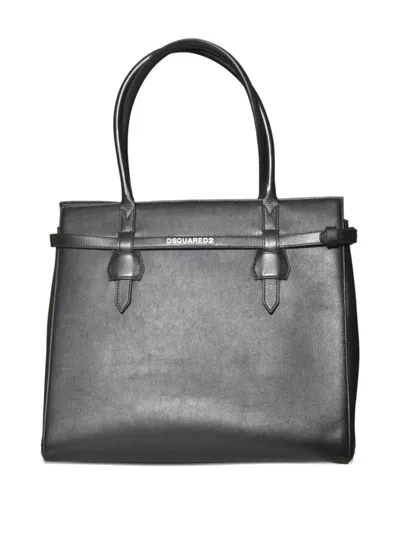 Dsquared2 Logo-print Tote Bag In Black