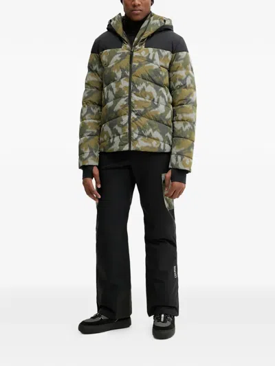 Colmar Patch-pocket Slit Ski Pants In Black