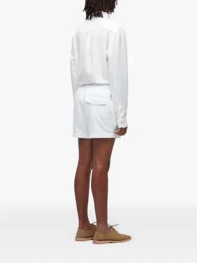 Osklen Drawstring Shorts In White