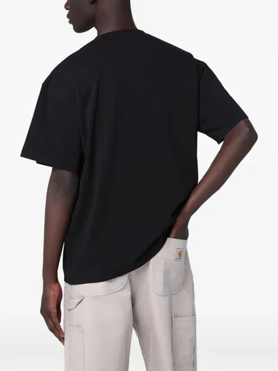 Brain Dead Crack An Egg Printed T-shirt In Black