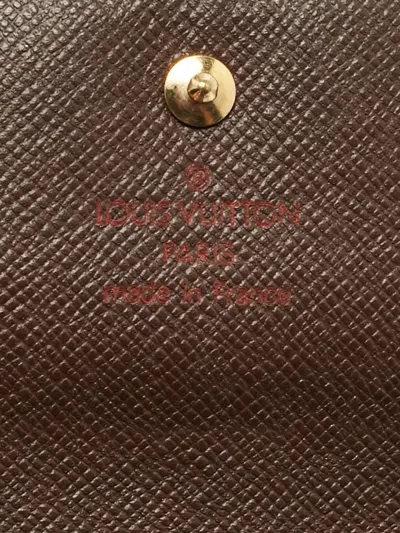 Pre-owned Louis Vuitton 2005 Monogram Canvas Wallet In Brown