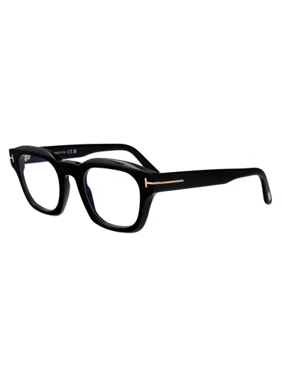 Tom Ford Nero Lucido Acetate Glasses In Black