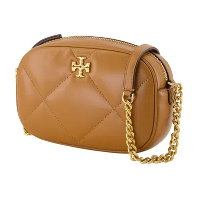 Tory Burch Quilted Chain Strap Shoulder Bag In Brown