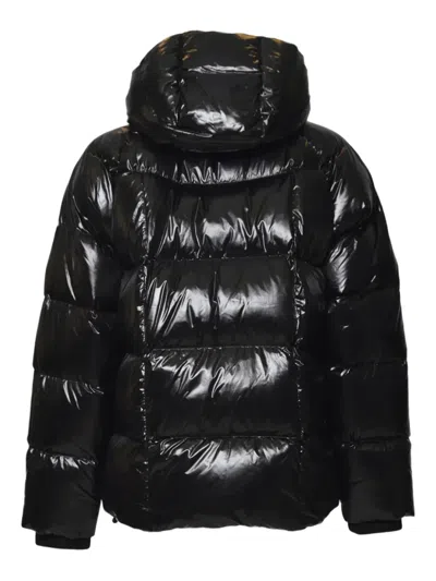 Dsquared2 3d Down Jacket In Nylon Trapuntato Urban-street Relaxed-fit Jacket In Black