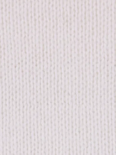 Allude Ribbed Cashmere Knit Sweater In Neutral