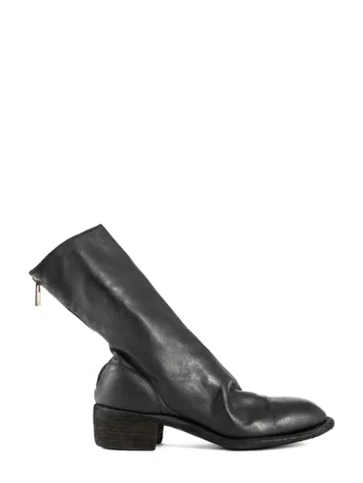 Guidi Leather Boots In Black