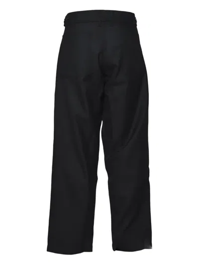 Comme Des Garçons Button Trousers In Black