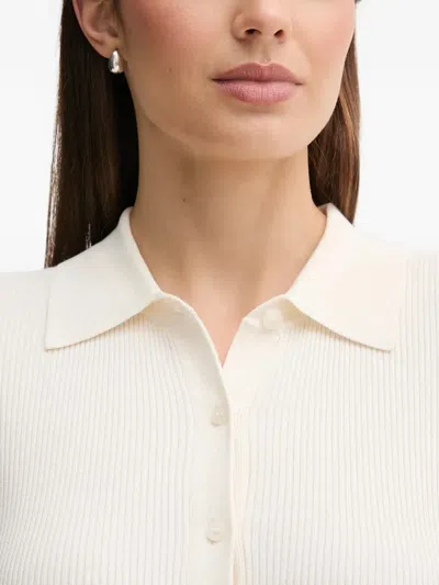 Joop Kalili Half-button Polo Top In White