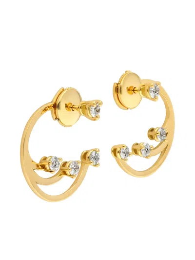 Delfina Delettrez Dots Earring In Gold