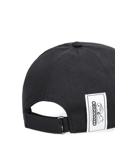 Iceberg Embroidered-graphic Baseball Cap In Black